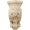 Ekena Millwork 3 1/2"W x 4 3/8"D x 7 7/8"H Small Grape Bunches Corbel, Rubberwood COR03X04X07GRRW - alternate 2